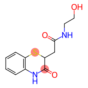 N-(2-hydroxyethyl)-2-(3-oxo-3,4-dihydro-2H-1,4-benzothiazin-2-yl)acetamide