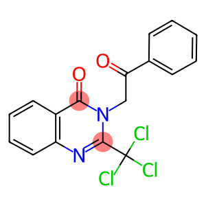 3-(2-oxo-2-phenylethyl)-2-(trichloromethyl)-4(3H)-quinazolinone