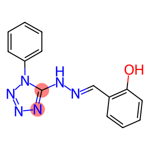 2-hydroxybenzaldehyde (1-phenyl-1H-tetraazol-5-yl)hydrazone