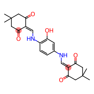 2-[(4-{[(4,4-dimethyl-2,6-dioxocyclohexylidene)methyl]amino}-2-hydroxyanilino)methylene]-5,5-dimethyl-1,3-cyclohexanedione