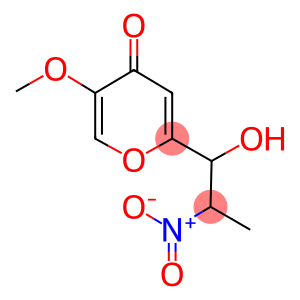 2-{1-hydroxy-2-nitropropyl}-5-methoxy-4H-pyran-4-one