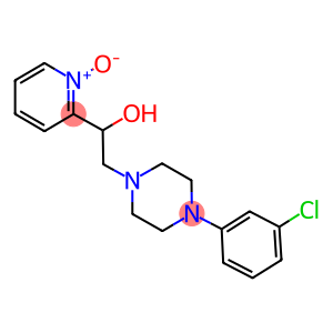 2-[4-(3-chlorophenyl)-1-piperazinyl]-1-(1-oxido-2-pyridinyl)ethanol