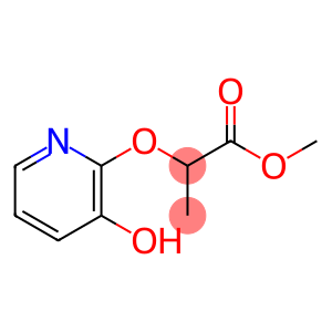 Propanoic acid, 2-[(3-hydroxy-2-pyridinyl)oxy]-, methyl ester (9CI)