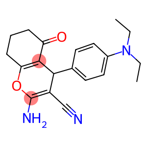 2-amino-4-[4-(diethylamino)phenyl]-5-oxo-5,6,7,8-tetrahydro-4H-chromene-3-carbonitrile