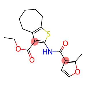 ethyl 2-[(2-methyl-3-furoyl)amino]-5,6,7,8-tetrahydro-4H-cyclohepta[b]thiophene-3-carboxylate