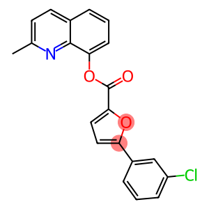 2-methyl-8-quinolinyl 5-(3-chlorophenyl)-2-furoate