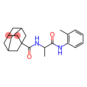 Tricyclo[3.3.1.13,7]decane-1-carboxamide, N-[1-methyl-2-[(2-methylphenyl)amino]-2-oxoethyl]- (9CI)