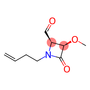 2-Azetidinecarboxaldehyde,1-(3-butenyl)-3-methoxy-4-oxo-,(2R,3R)-(9CI)