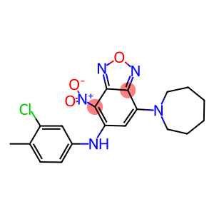 7-(1-azepanyl)-5-(3-chloro-4-methylanilino)-4-nitro-2,1,3-benzoxadiazole