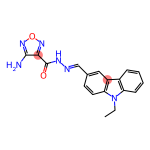 4-amino-N'-[(9-ethyl-9H-carbazol-3-yl)methylene]-1,2,5-oxadiazole-3-carbohydrazide