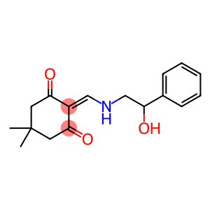 2-{[(2-hydroxy-2-phenylethyl)amino]methylene}-5,5-dimethyl-1,3-cyclohexanedione