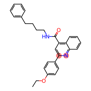 2-(4-ethoxyphenyl)-N-(4-phenylbutyl)-4-quinolinecarboxamide