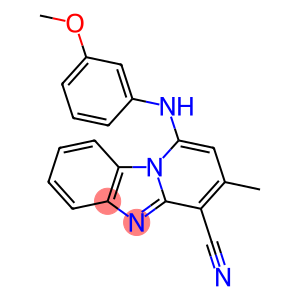 1-((3-methoxyphenyl)amino)-3-methylbenzo[4,5]imidazo[1,2-a]pyridine-4-carbonitrile
