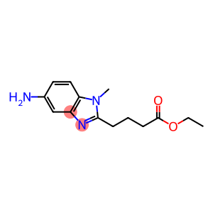 5-amino-1-methyl-2-Benzimidazolebutyric acid ethyl ester