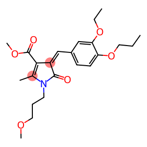 methyl 4-(3-ethoxy-4-propoxybenzylidene)-1-(3-methoxypropyl)-2-methyl-5-oxo-4,5-dihydro-1H-pyrrole-3-carboxylate