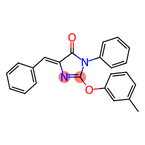5-benzylidene-2-(3-methylphenoxy)-3-phenyl-3,5-dihydro-4H-imidazol-4-one