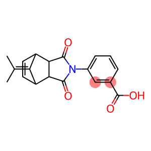 3-[10-(1-methylethylidene)-3,5-dioxo-4-azatricyclo[5.2.1.0~2,6~]dec-8-en-4-yl]benzoic acid