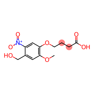 4-(4-羟甲基-2-甲氧基-5-硝基苯氧基)丁酸