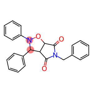 5-benzyl-2,3-diphenyltetrahydro-4H-pyrrolo[3,4-d]isoxazole-4,6(5H)-dione