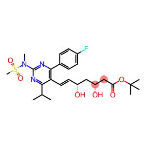 (3R,5S,6E)-7-[4-(4-Fluorophenyl)-6-isopropyl-2-[(methanesulfonyl)methylamino]pyrimidin-5-yl]-3,5-dihydroxyhept-6-enoic acid tert-butyl ester