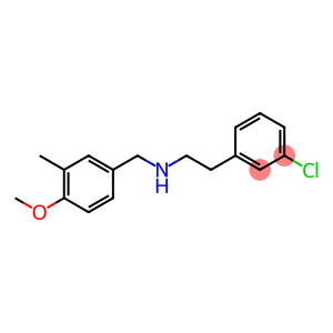 2-(3-chlorophenyl)-N-(4-methoxy-3-methylbenzyl)ethanamine