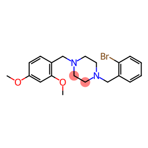 1-(2-bromobenzyl)-4-(2,4-dimethoxybenzyl)piperazine