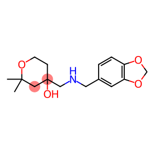 4-{[(Benzo[1,3]dioxol-5-ylmethyl)-amino]-methyl}-2,2-dimethyl-tetrahydro-pyran-4-