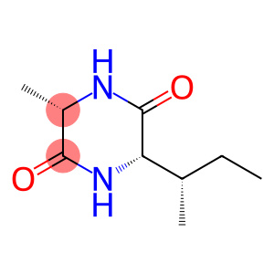 2,5-Piperazinedione, 3-methyl-6-[(1S)-1-methylpropyl]-, (3S,6S)-