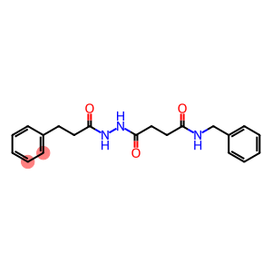 N-benzyl-4-oxo-4-[2-(3-phenylpropanoyl)hydrazino]butanamide