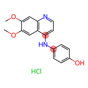 4-((6,7-dimethoxyquinolin-4-yl)amino)phenol hydrochloride