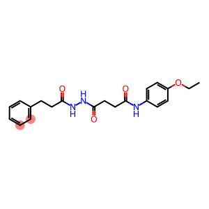 N-(4-ethoxyphenyl)-4-oxo-4-[2-(3-phenylpropanoyl)hydrazinyl]butanamide