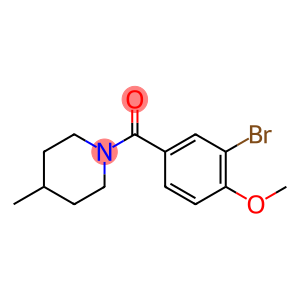 1-(3-bromo-4-methoxybenzoyl)-4-methylpiperidine
