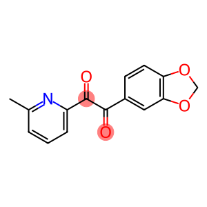 1-(1,3-benzodioxol-5-yl)-2-(6-methyl-2-pyridinyl)-1,2-Ethanedione