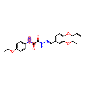 2-{2-[4-(allyloxy)-3-ethoxybenzylidene]hydrazino}-N-(4-ethoxyphenyl)-2-oxoacetamide