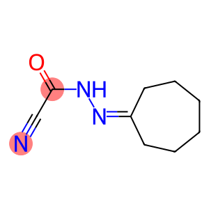 Acetonitrile,  (cycloheptylidenehydrazino)oxo-  (9CI)