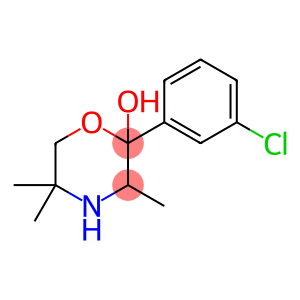 (2R,3R)-2-(-3-chlorophenyl)-3,5,5-trimethyl-2-morpholinol