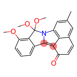 Benz[cd]isoindolo[2,1-a]indol-1(8H)-one, 8,8,9-trimethoxy-5-methyl- (9CI)