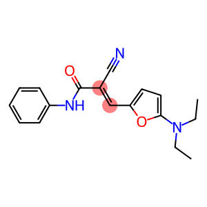 2-Propenamide,  2-cyano-3-[5-(diethylamino)-2-furanyl]-N-phenyl-