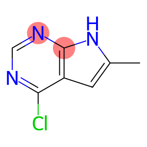 7H-pyrrolo[2,3-d]pyrimidine, 4-chloro-6-methyl-