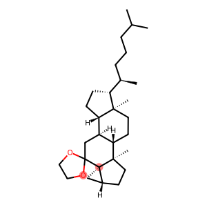 (3R,5R)-3,5-Cyclo-5α-cholestan-6-one ethylene acetal