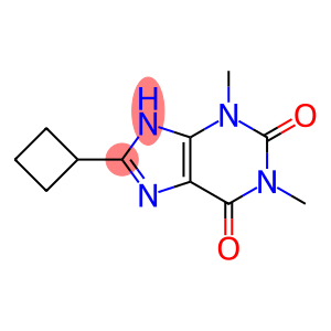 8-Cyclobutyl-3,7-dihydro-1,3-dimethyl-1H-purine-2,6-dione