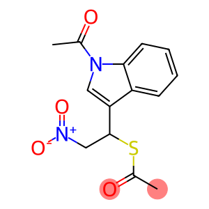 S-{1-(1-acetyl-1H-indol-3-yl)-2-nitroethyl} ethanethioate