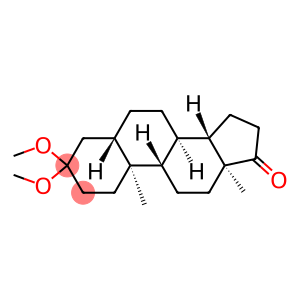 Androstan-17-one, 3,3-dimethoxy-, (5α)-