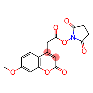 2,5-Dioxopyrrolidin-1-yl 2-(7-methoxy-2-oxo-2H-chromen-4-yl)acetate