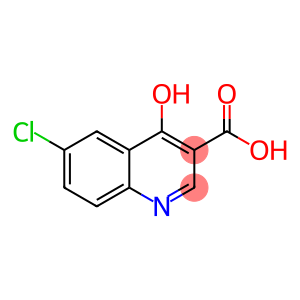 6-chloro-4-hydroxy-3-quinoline carboxylic acid