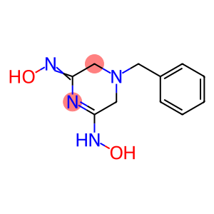 1-Phenylmethyl-3,5-piperazinedione dioxime