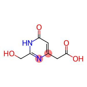 4-Pyrimidineacetic acid, 1,6-dihydro-2-(hydroxymethyl)-6-oxo- (9CI)