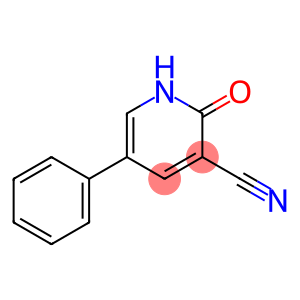 3-Pyridinecarbonitrile, 1,2-dihydro-2-oxo-5-phenyl-