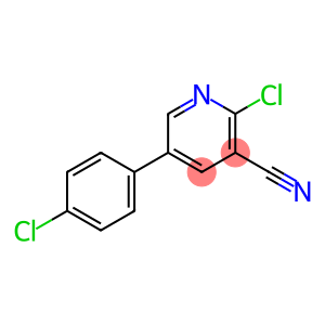 2-CHLORO-5-(4-CHLOROPHENYL)NICOTINONITRILE