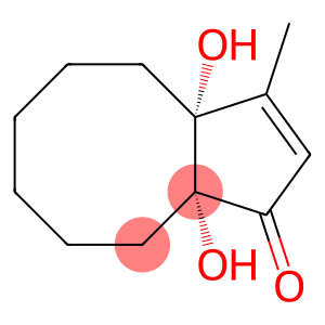 1H-Cyclopentacycloocten-1-one, 3a,4,5,6,7,8,9,9a-octahydro-3a,9a-dihydroxy-3-methyl-, (3aR,9aR)-rel-